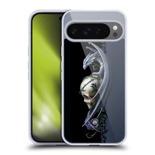 Anne Stokes Dragons 2 Skull And Rose Soft Gel Case for Google Pixel 9 Pro XL