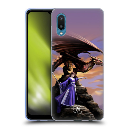 Anne Stokes Dragons 2 Sentinel Soft Gel Case for Samsung Galaxy A02/M02 (2021)