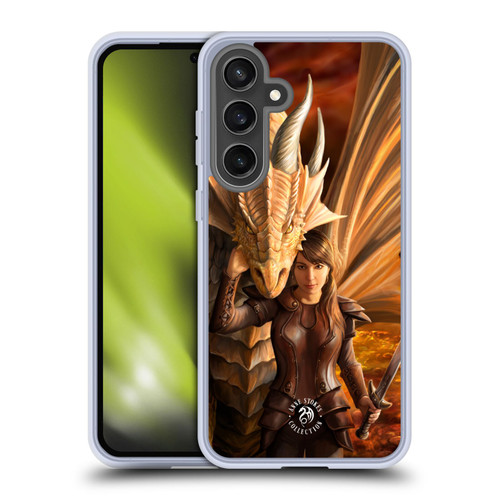 Anne Stokes Dragons 2 Inner Strength Soft Gel Case for Samsung Galaxy S24 FE