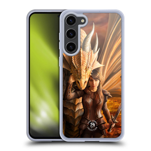 Anne Stokes Dragons 2 Inner Strength Soft Gel Case for Samsung Galaxy S23+ 5G