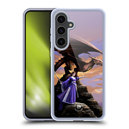 Anne Stokes Dragons 2 Sentinel Soft Gel Case for Samsung Galaxy S24+ 5G