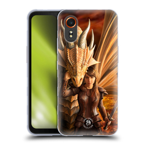 Anne Stokes Dragons 2 Inner Strength Soft Gel Case for Samsung Galaxy Xcover7 5G