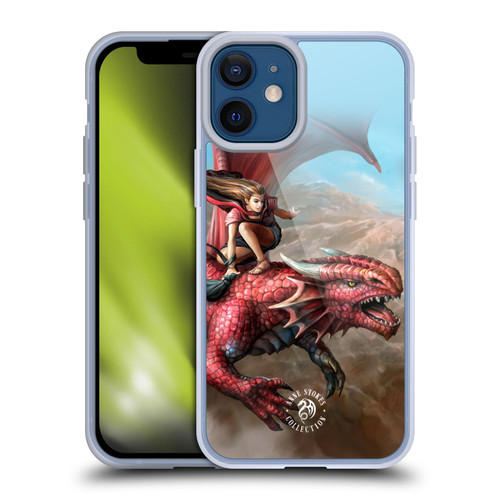 Anne Stokes Dragons 5 Sky Surfer Soft Gel Case for Apple iPhone 12 Mini
