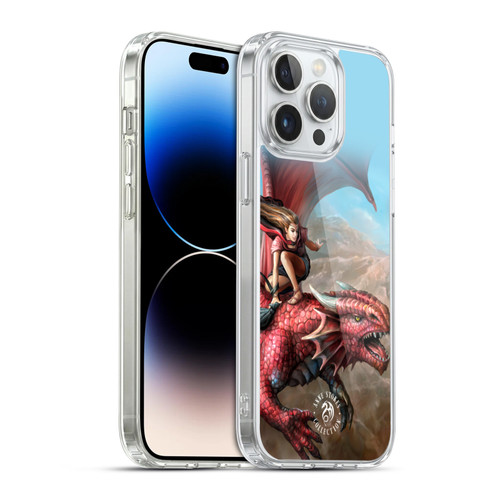 Anne Stokes Dragons 5 Sky Surfer Soft Gel Case for Apple iPhone 14 Pro Max & MagSafe