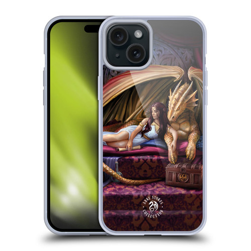 Anne Stokes Dragons 5 Inner Sanctum Soft Gel Case for Apple iPhone 15 Plus