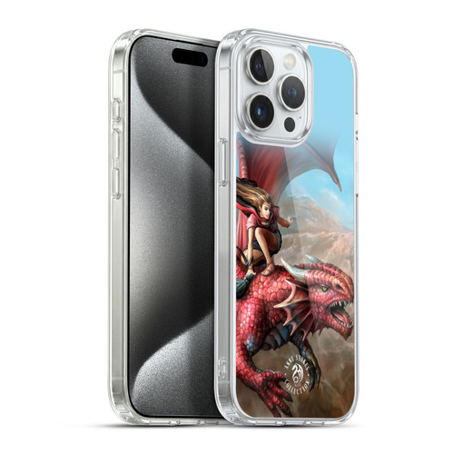 Anne Stokes Dragons 5 Sky Surfer Soft Gel Case for Apple iPhone 15 Pro Max & MagSafe