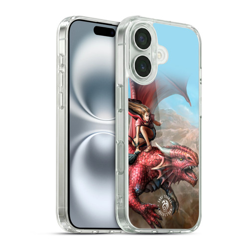 Anne Stokes Dragons 5 Sky Surfer Soft Gel Case for Apple iPhone 16 & MagSafe