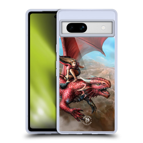 Anne Stokes Dragons 5 Sky Surfer Soft Gel Case for Google Pixel 7a