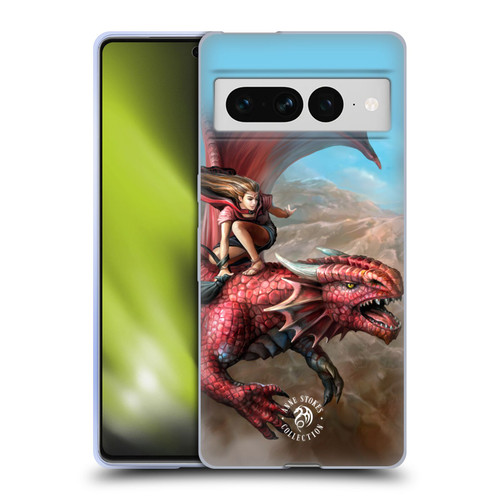 Anne Stokes Dragons 5 Sky Surfer Soft Gel Case for Google Pixel 7 Pro