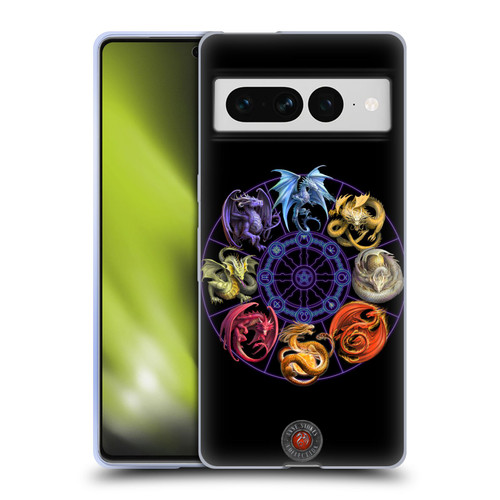 Anne Stokes Dragons Of The Sabbats Dragon Cycle Soft Gel Case for Google Pixel 7 Pro