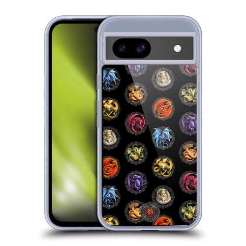 Anne Stokes Dragons Of The Sabbats Pattern Of Dragons Soft Gel Case for Google Pixel 8a