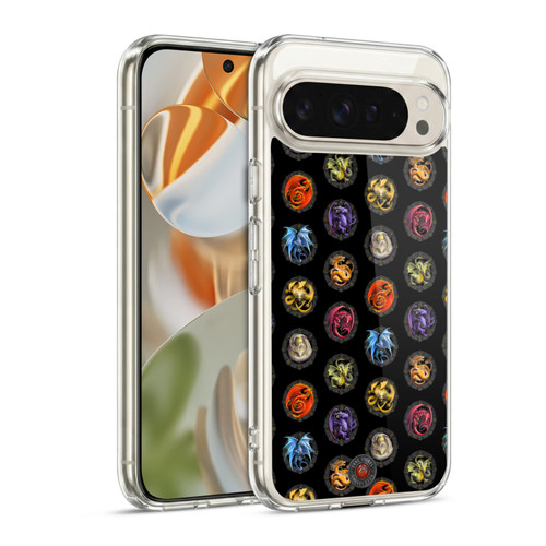 Anne Stokes Dragons Of The Sabbats Pattern Of Dragons Soft Gel Case for Google Pixel 9 / Pixel 9 Pro