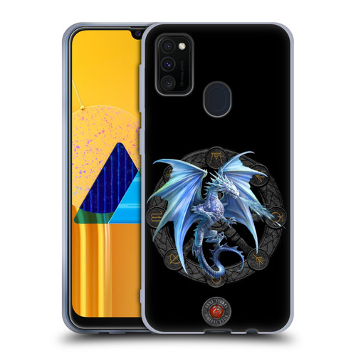 Anne Stokes Dragons Of The Sabbats Yule Winter Solstice Soft Gel Case for Samsung Galaxy M30s (2019)/M21 (2020)