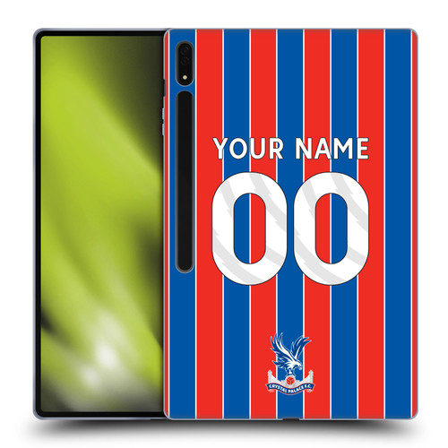 Custom Customised Personalised Crystal Palace Football Club 2025/26 Kit Home Soft Gel Case for Samsung Galaxy Tab S8 Ultra