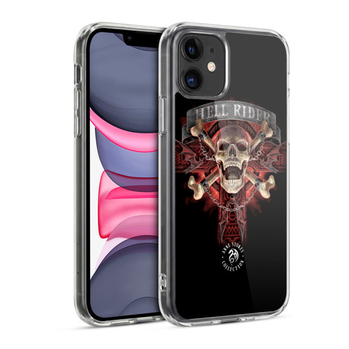 Anne Stokes Fire Tribal Hell Rider Soft Gel Case for Apple iPhone 11