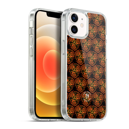 Anne Stokes Fire Tribal Triple Dragon Pattern Soft Gel Case for Apple iPhone 12 / iPhone 12 Pro & MagSafe