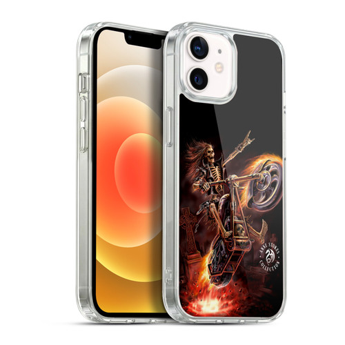 Anne Stokes Fire Tribal Hello Rider Poster Soft Gel Case for Apple iPhone 12 / iPhone 12 Pro & MagSafe