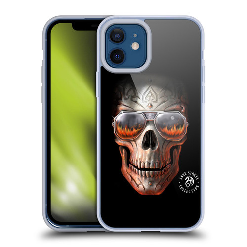 Anne Stokes Fire Tribal Skull Soft Gel Case for Apple iPhone 12 / iPhone 12 Pro
