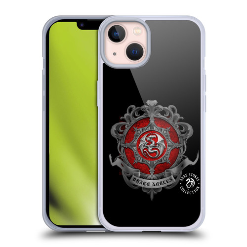 Anne Stokes Fire Tribal Dragon Crest Soft Gel Case for Apple iPhone 13