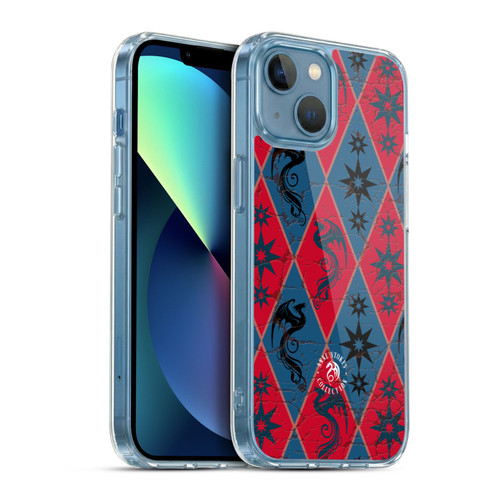 Anne Stokes Fire Tribal Heraldry Soft Gel Case for Apple iPhone 13 Mini & MagSafe