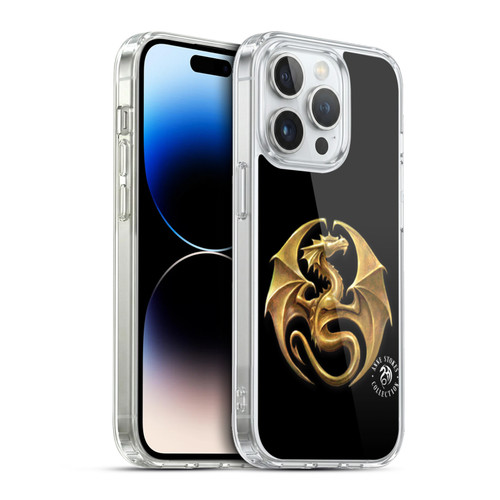 Anne Stokes Fire Tribal Dragon Medal Soft Gel Case for Apple iPhone 13 Pro & MagSafe