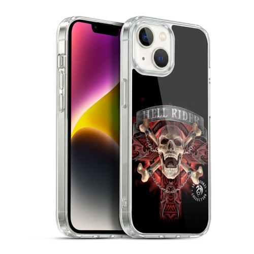 Anne Stokes Fire Tribal Hell Rider Soft Gel Case for Apple iPhone 14