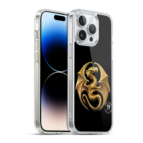 Anne Stokes Fire Tribal Dragon Medal Soft Gel Case for Apple iPhone 14 Pro Max & MagSafe