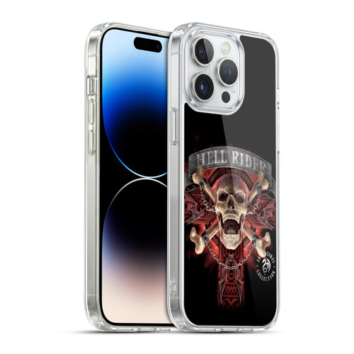Anne Stokes Fire Tribal Hell Rider Soft Gel Case for Apple iPhone 14 Pro Max & MagSafe
