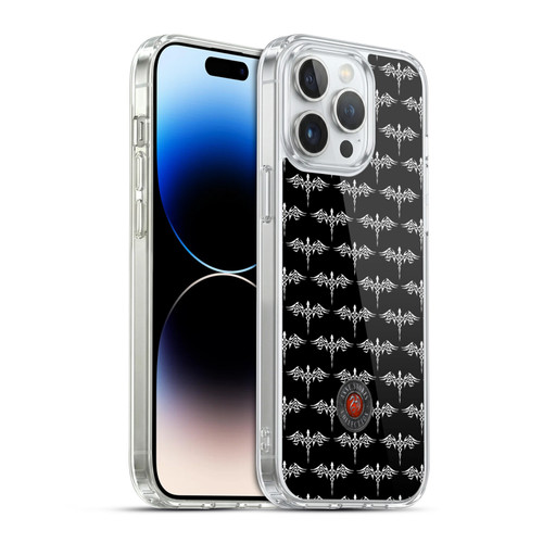 Anne Stokes Fire Tribal Dragon Sticker Soft Gel Case for Apple iPhone 14 Pro Max & MagSafe