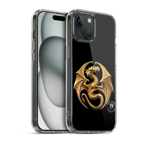 Anne Stokes Fire Tribal Dragon Medal Soft Gel Case for Apple iPhone 15 & MagSafe