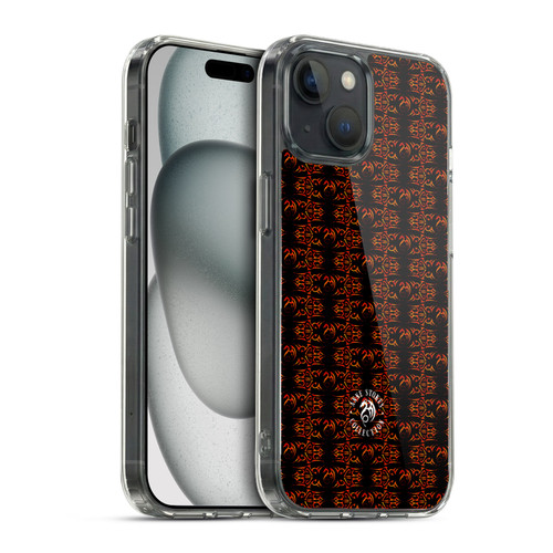 Anne Stokes Fire Tribal Motif Dragon Pattern Soft Gel Case for Apple iPhone 15 & MagSafe