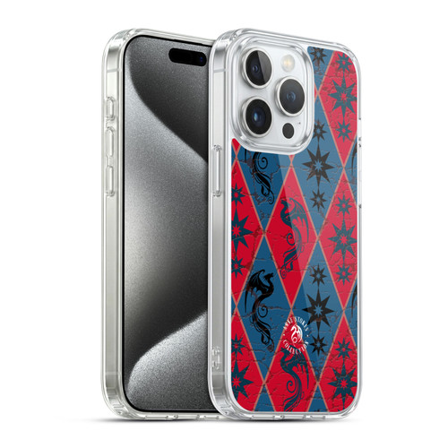 Anne Stokes Fire Tribal Heraldry Soft Gel Case for Apple iPhone 15 Pro & MagSafe
