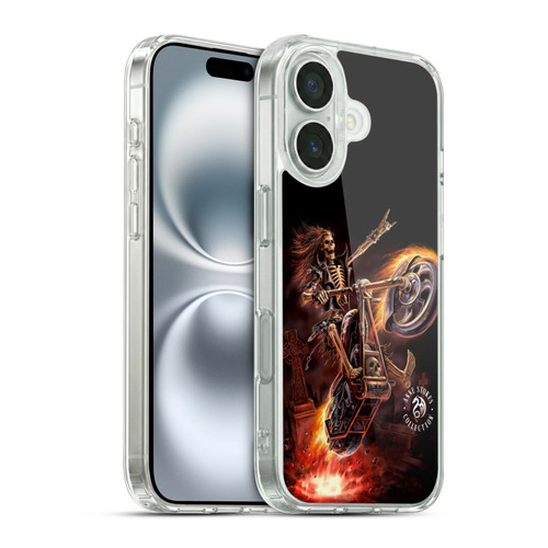 Anne Stokes Fire Tribal Hello Rider Poster Soft Gel Case for Apple iPhone 16 & MagSafe
