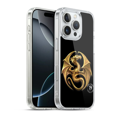 Anne Stokes Fire Tribal Dragon Medal Soft Gel Case for Apple iPhone 16 Pro & MagSafe