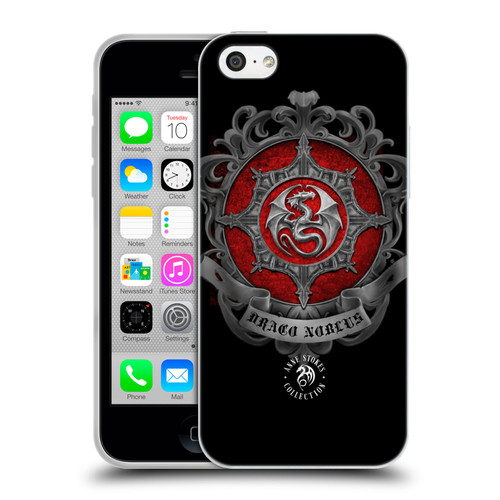 Anne Stokes Fire Tribal Dragon Crest Soft Gel Case for Apple iPhone 5c