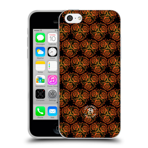 Anne Stokes Fire Tribal Triple Dragon Pattern Soft Gel Case for Apple iPhone 5c