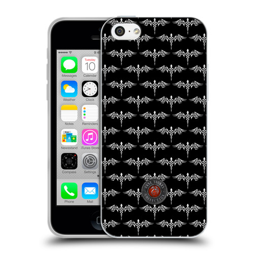 Anne Stokes Fire Tribal Dragon Sticker Soft Gel Case for Apple iPhone 5c