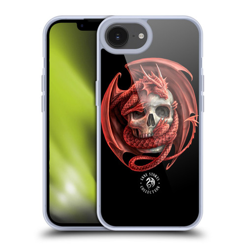 Anne Stokes Fire Tribal Dragon And Skull Soft Gel Case for Apple iPhone 16e
