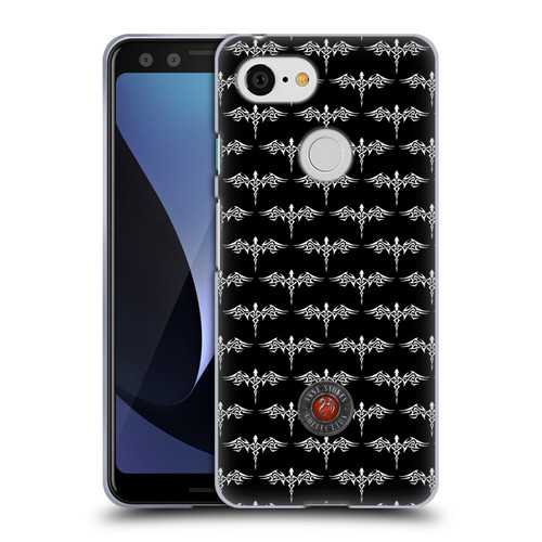 Anne Stokes Fire Tribal Dragon Sticker Soft Gel Case for Google Pixel 3