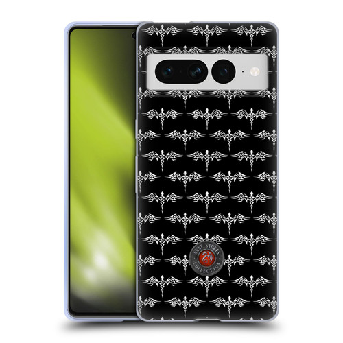 Anne Stokes Fire Tribal Dragon Sticker Soft Gel Case for Google Pixel 7 Pro