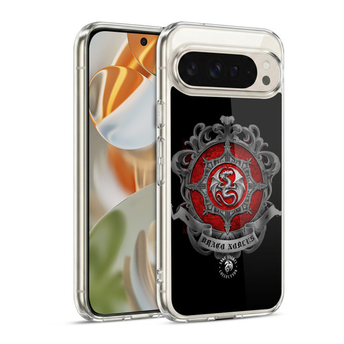 Anne Stokes Fire Tribal Dragon Crest Soft Gel Case for Google Pixel 9 / Pixel 9 Pro