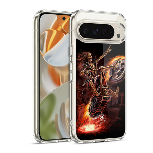 Anne Stokes Fire Tribal Hello Rider Poster Soft Gel Case for Google Pixel 9 / Pixel 9 Pro