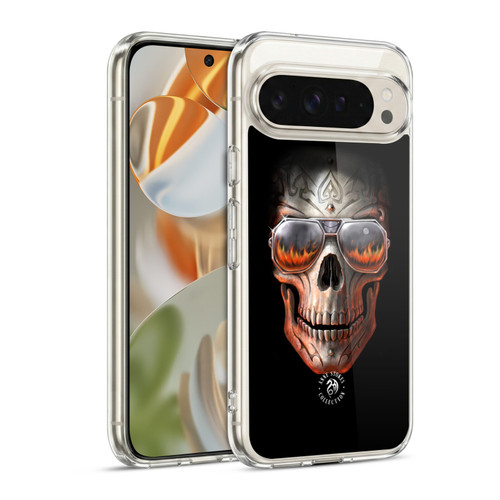 Anne Stokes Fire Tribal Skull Soft Gel Case for Google Pixel 9 / Pixel 9 Pro
