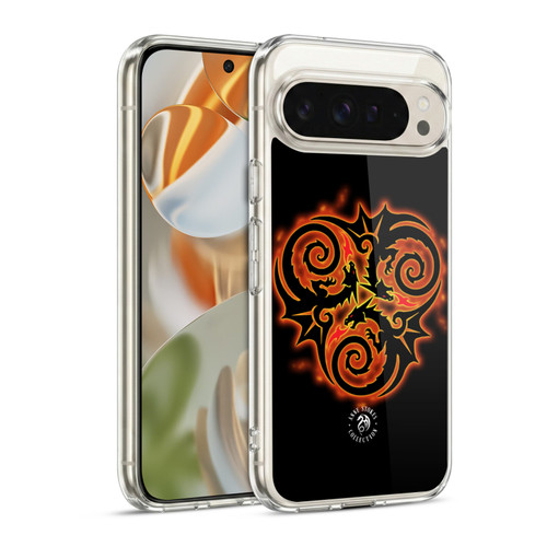 Anne Stokes Fire Tribal Triple Dragon Soft Gel Case for Google Pixel 9 / Pixel 9 Pro