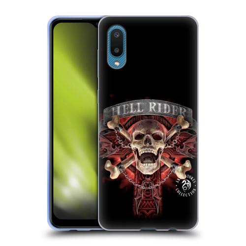 Anne Stokes Fire Tribal Hell Rider Soft Gel Case for Samsung Galaxy A02/M02 (2021)