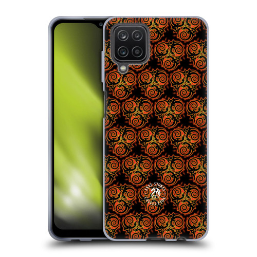 Anne Stokes Fire Tribal Triple Dragon Pattern Soft Gel Case for Samsung Galaxy A12 (2020)
