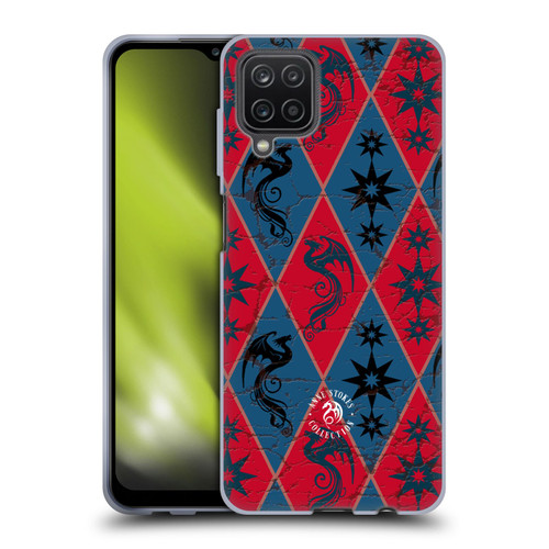 Anne Stokes Fire Tribal Heraldry Soft Gel Case for Samsung Galaxy A12 (2020)