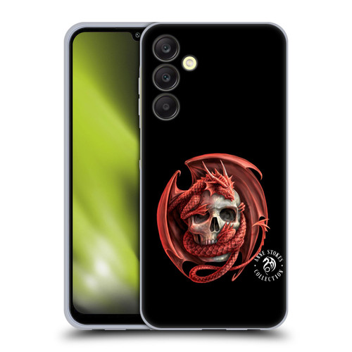 Anne Stokes Fire Tribal Dragon And Skull Soft Gel Case for Samsung Galaxy A25 5G