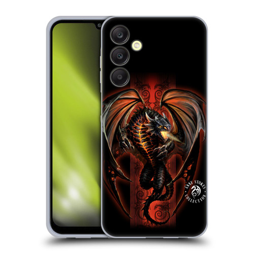 Anne Stokes Fire Tribal Lava Dragon Soft Gel Case for Samsung Galaxy A25 5G