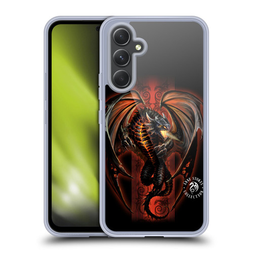 Anne Stokes Fire Tribal Lava Dragon Soft Gel Case for Samsung Galaxy A54 5G